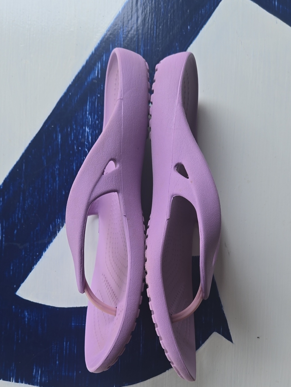 Crocs Kadee II Orchid Purple Flip Flop Size 7 - Picture 4 of 9